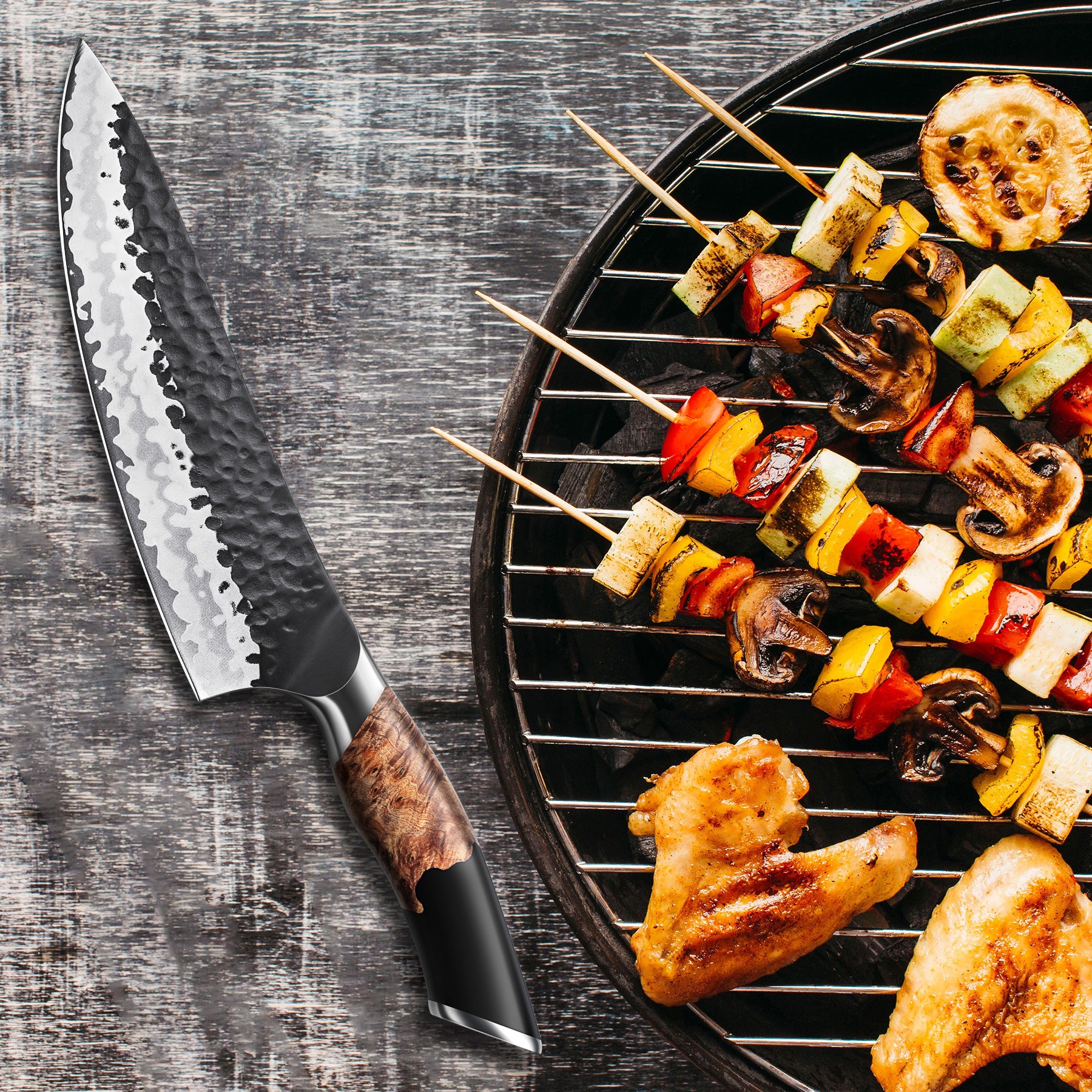 8" BBQ knife | SHAN ZU Knives | Tengu Series