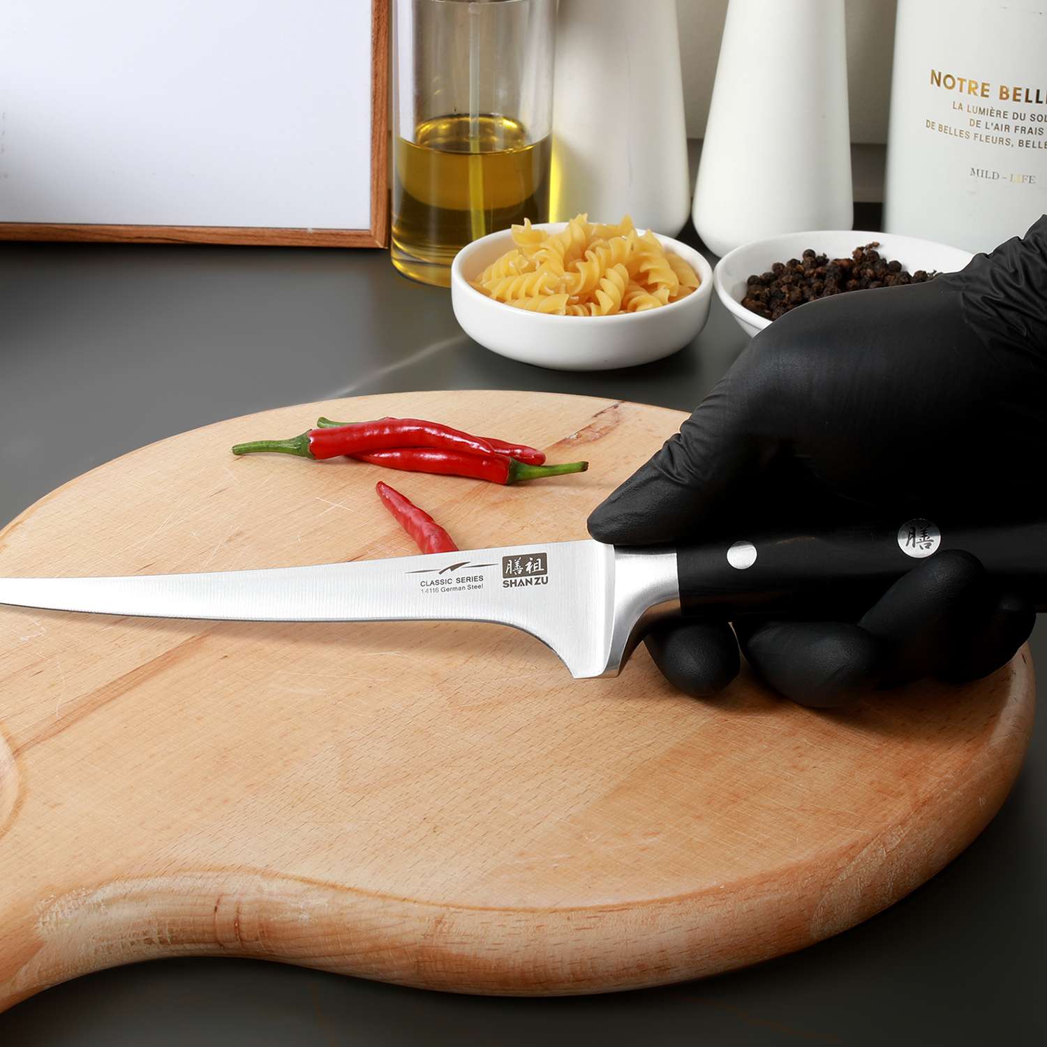 German Steel 7" Filet Knife | SHAN ZU Knives