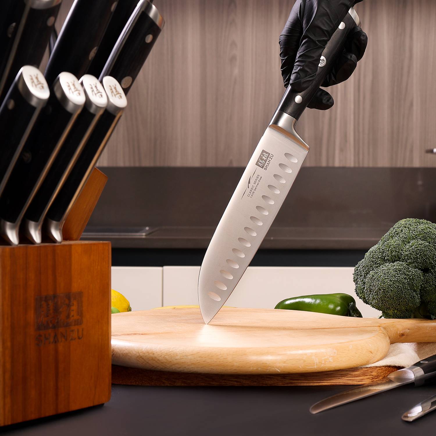 German Steel 14-PCS Knife Set | SHAN ZU Knives