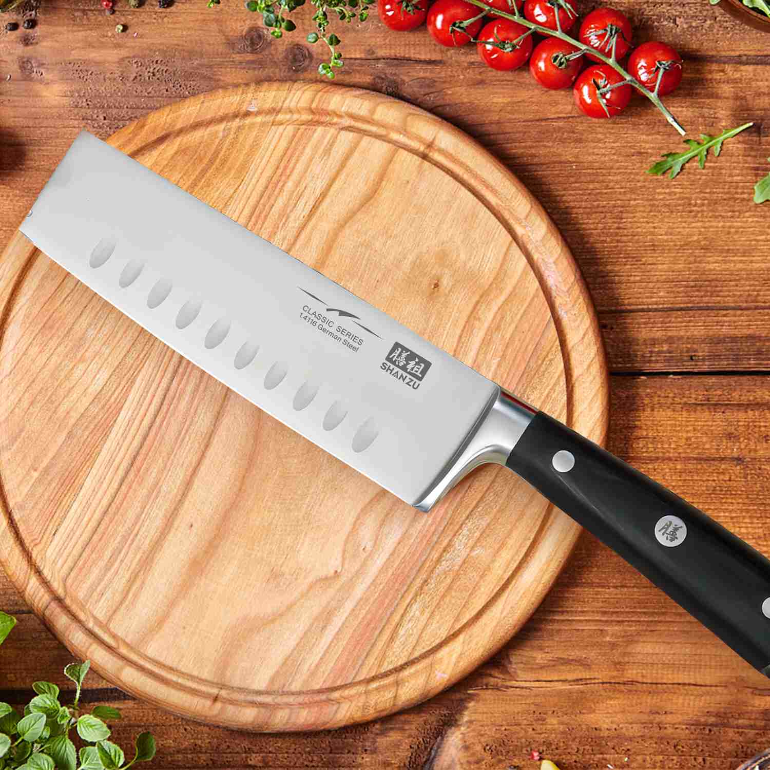 German Steel 6.5" Nakiri Knife | SHAN ZU Knives