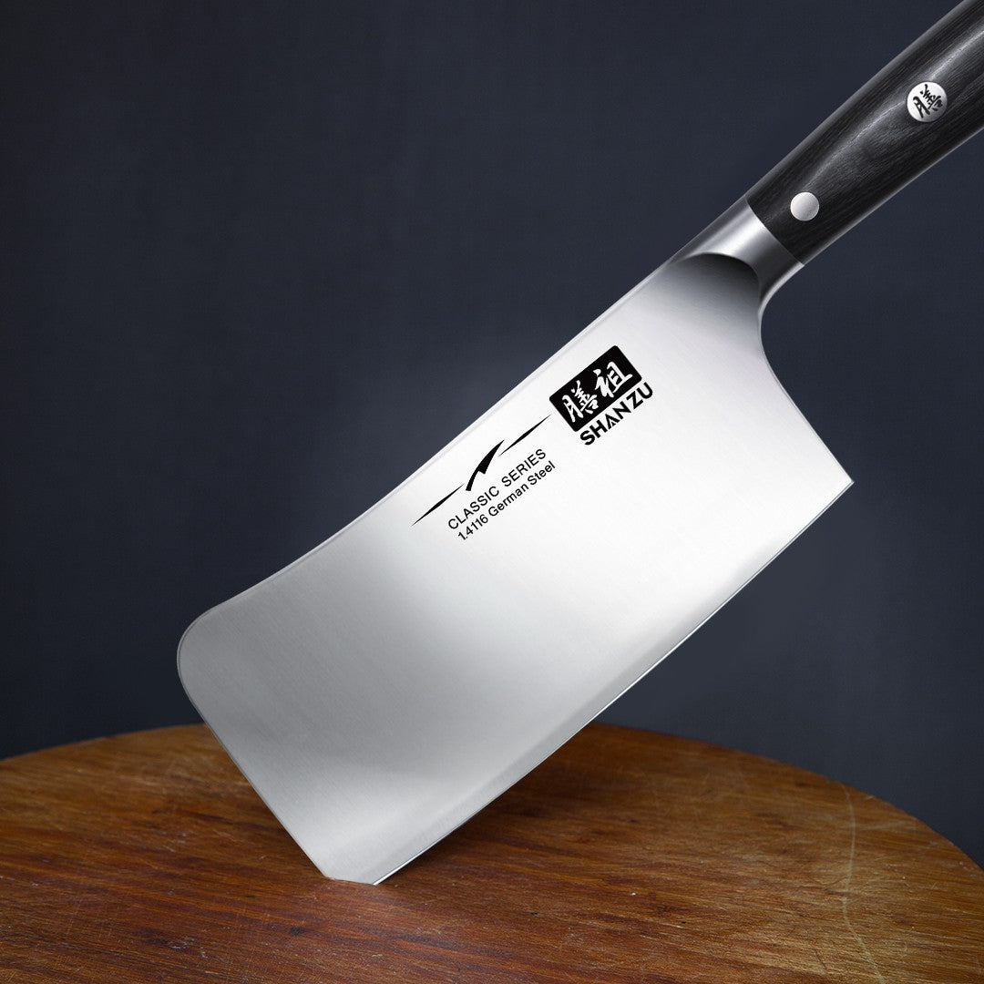 German Steel 7" Cleaver Knife | SHAN ZU Knives