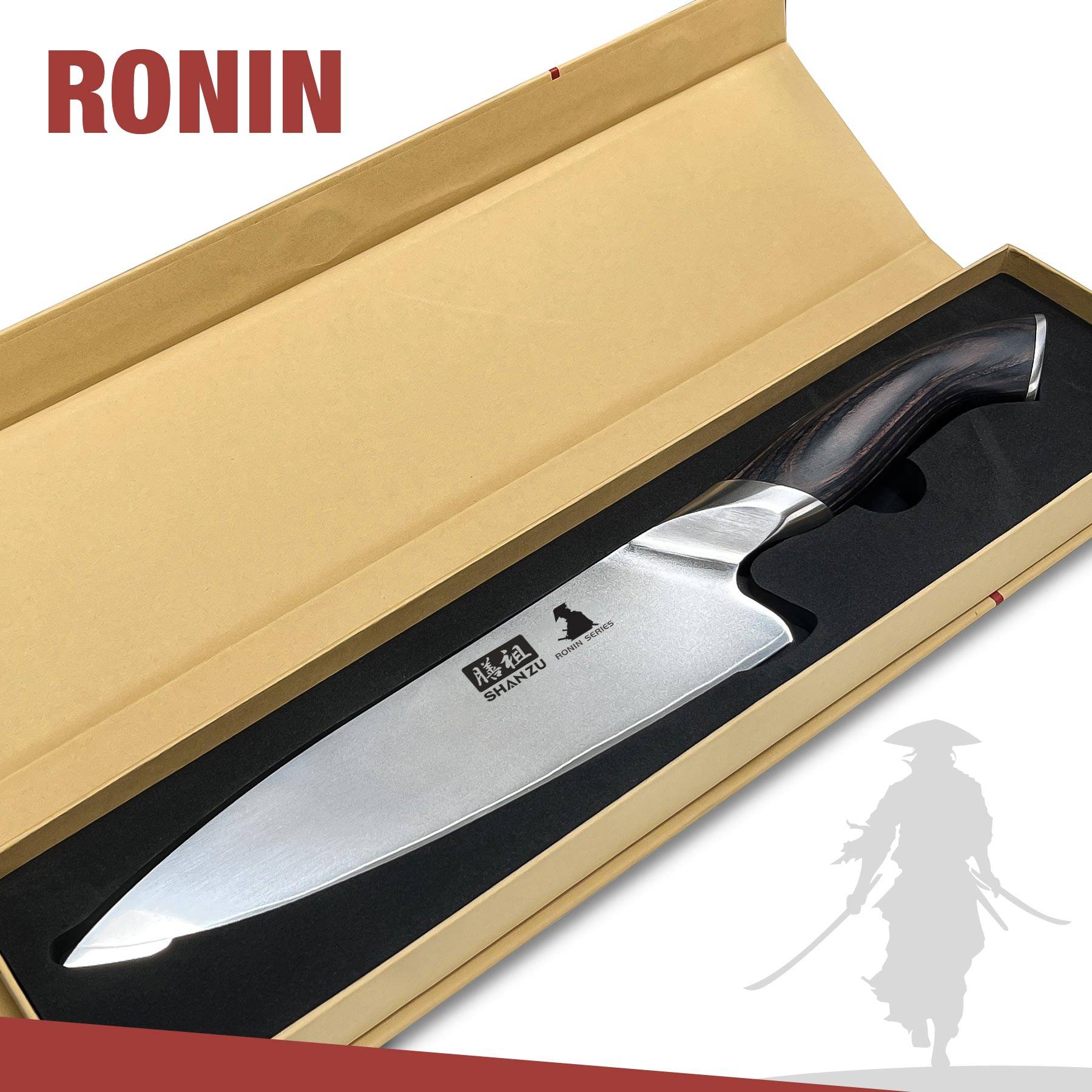 Japanese 8" Chef Knife | SHAN ZU Knives | Ronin series