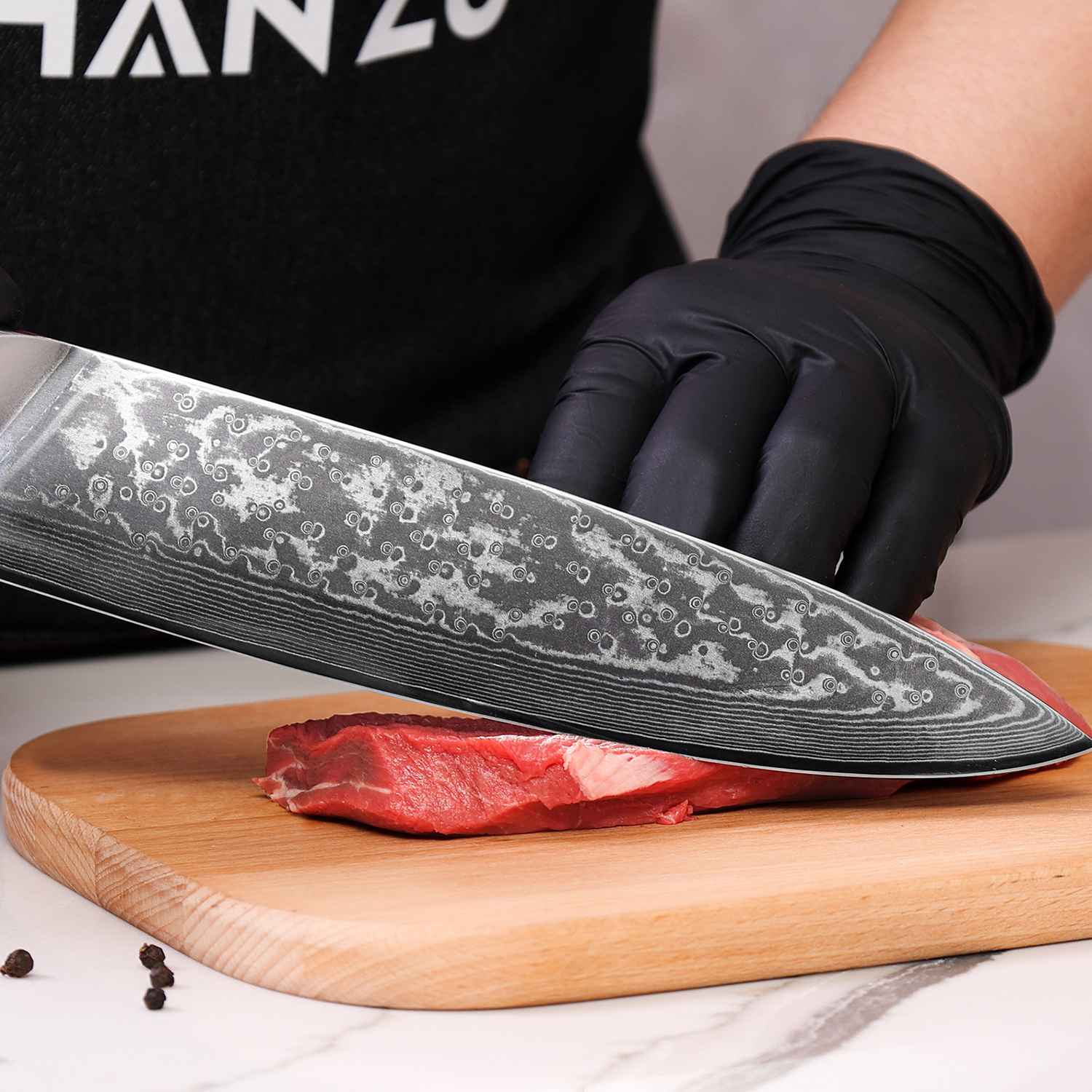 Pro Series Damascus Chef Knife | SHAN ZU Knvies