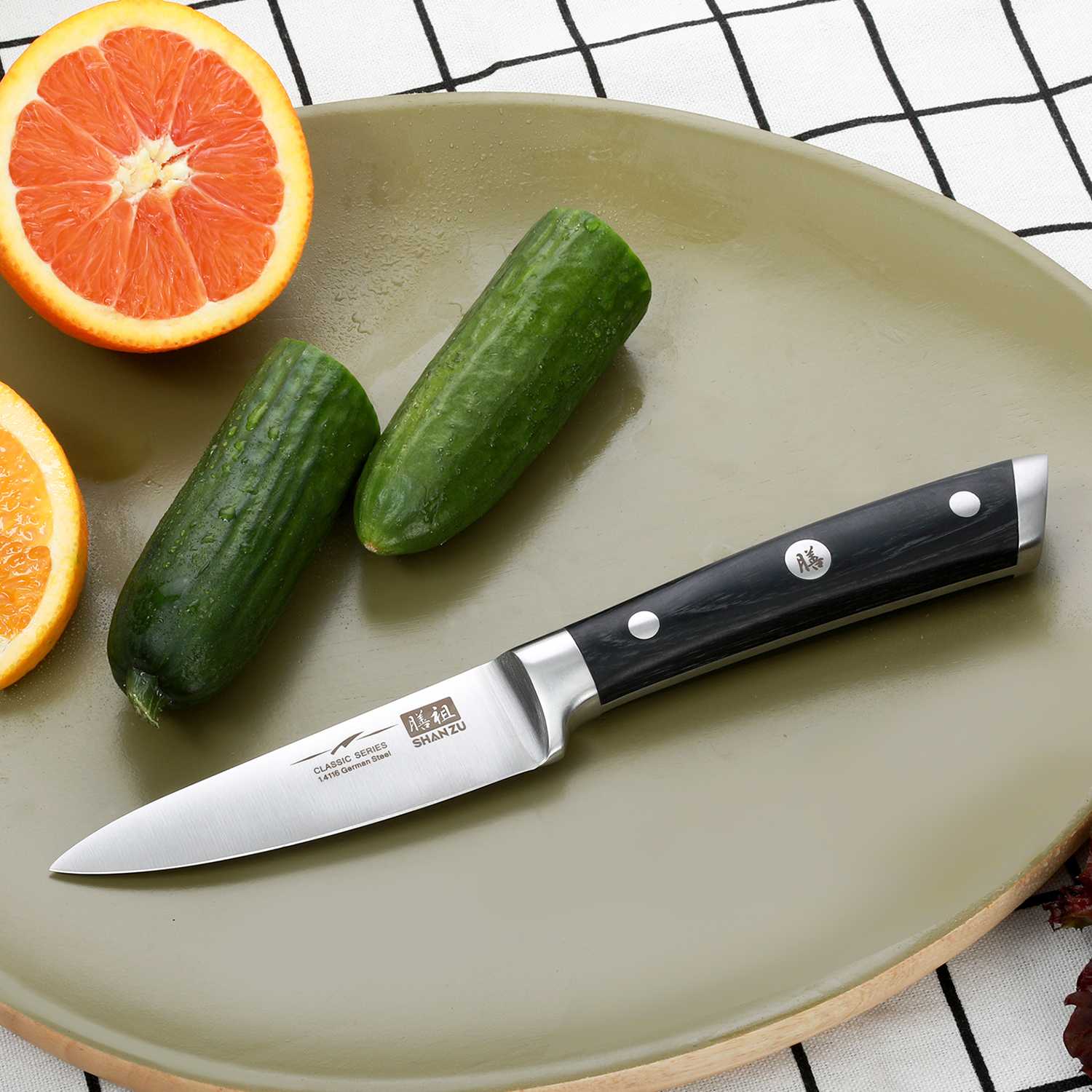 German Steel 3.75" Paring Knife | SHAN ZU Knives