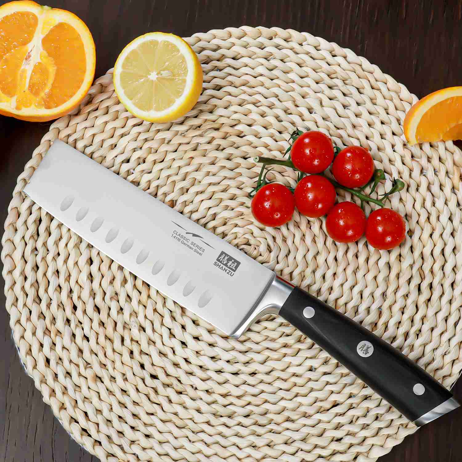 German Steel 6.5" Nakiri Knife | SHAN ZU Knives