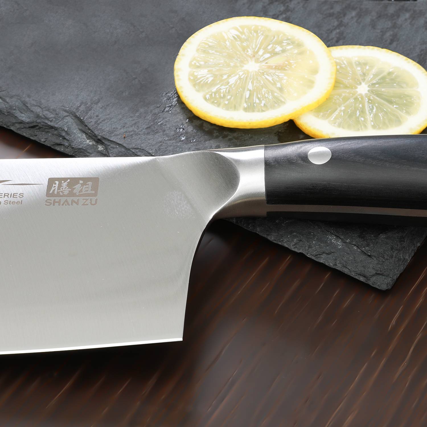 German Steel 7" chopping Knife | SHAN ZU Knives