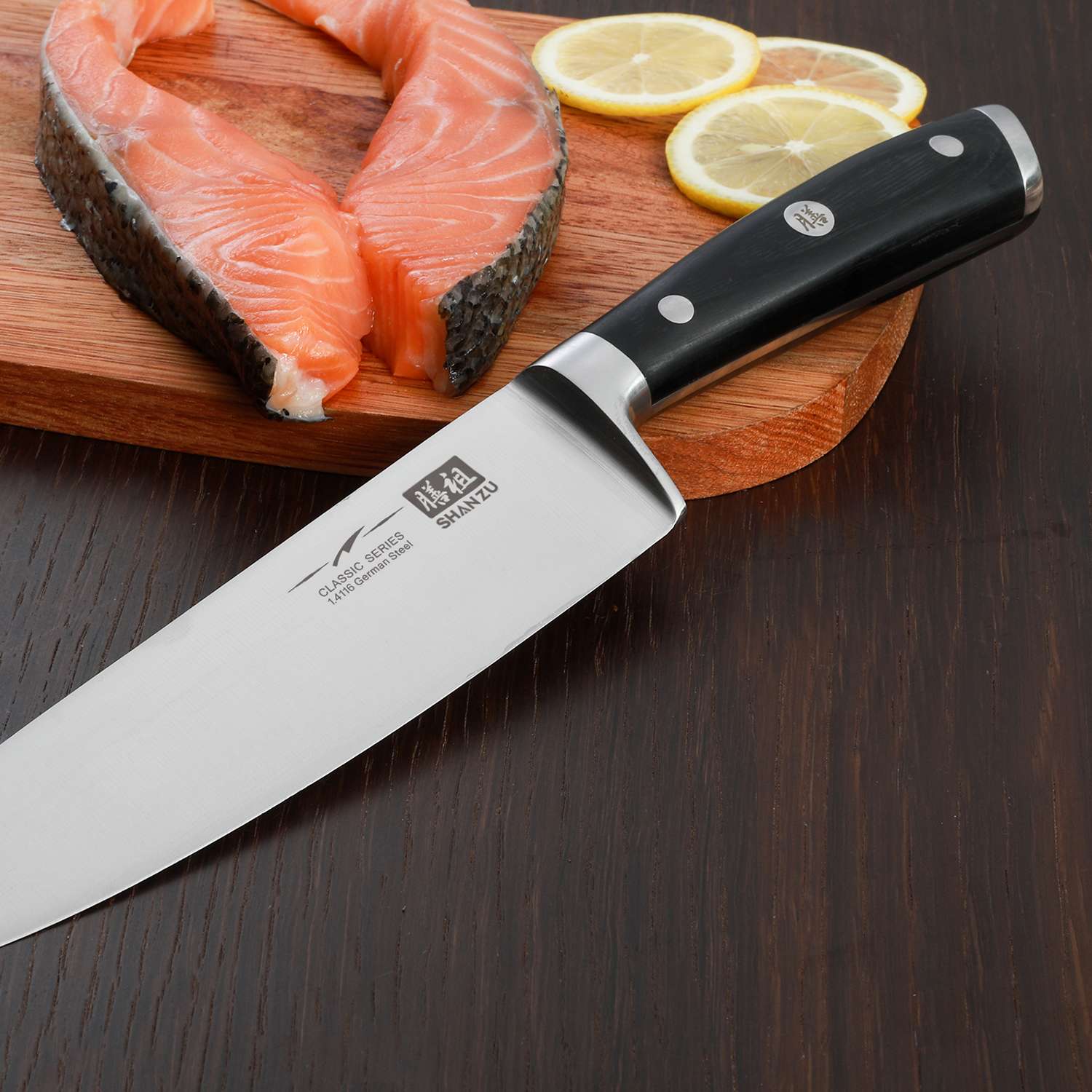 German Steel 8" Chef Knife | SHAN ZU Knives