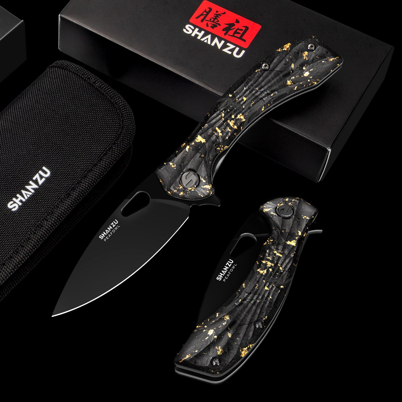 Peafowl Folding Knife Pro | SHAN ZU Knives